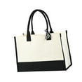 thumbnail image 4 of Bolso de mano de lona, bolsa de regalo ligera impermeable en , bolsa de comestibles, bolso Lado, 4 of 8