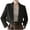 Black, variant on Cropped Blazers for Women Business Casual Open Front Long Sleeve Lapel Suit Jacket Trendy Oversized Work Office Blazers Mint Green S