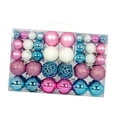 thumbnail image 2 of 100x adornos de bolas de Navidad decoraciones colgantes para de Navidad bolas de Navidad para boda fiesta de graduación aniversario de año Rosa, 2 of 8