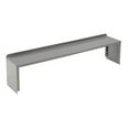 thumbnail image 2 of Global Industrial Riser - 72"W x 10-1/2"D x 12"H-Gray, 2 of 4