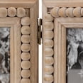 thumbnail image 4 of DecMode 3-Opening 4" x 6" Beaded Brown Photo Frame, 4 of 9