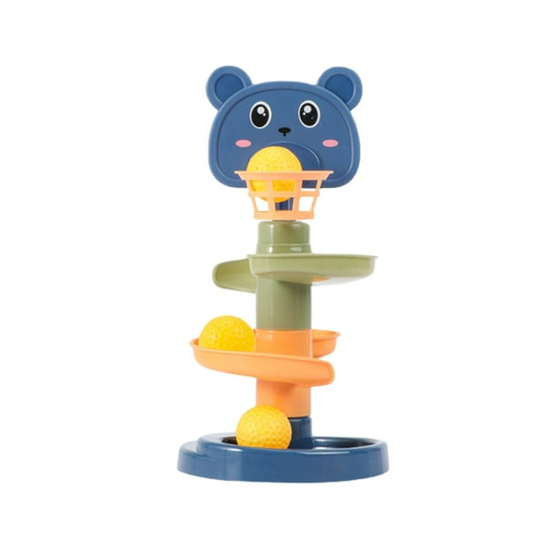 Facaimo Ball Drop Toy Spiral Tower Ball Drop and Roll Activity Toy