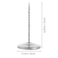 thumbnail image 2 of Lindbes Receipt Spike Stainless Steel Extra Long Thumb Tacks Silver, 2 of 8