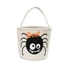 Livingsenburg Halloween Candy Bucket Handle Trick or Treat Party Chocolates Candies Bag