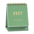 thumbnail image 2 of Small Desk Calendar 4.5 Inch 2027 Monthly Planner, Mini Desktop Calendar for Desk, Green Gold Foil Office Calendar, Minimalist Home Office Decor for Work and Study, 1 Pack, 2 of 6