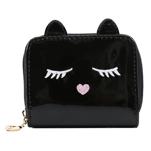 Women Coin Purse Cute Holographic Zipper Coin Pouch Coin Wallet Change Purse