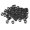 Black, variant on 100PCS Clip snap Bird Leg Bands Parrot Finch Canary Grouped , 7 Multi-color