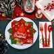 thumbnail image 3 of Placas de Papel de Navidad 7-9 Pulgadas Vajillas Desechables para Fiestas Festivas, 3 of 6