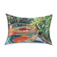 thumbnail image 7 of Yayeee Pillowcase Standard Size Set of 2 Satin Wrinkle Resistant Pillow Case, Art Goldfish Bowl, 7 of 7