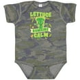 thumbnail image 3 of Inktastic Lettuce Romaine Calm Boys or Girls Baby Bodysuit, 3 of 5