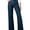 Bluing, variant on DOKOTOO Women's Wide Leg Jeans High Waist Elastic Waistband Denim Fashion Stretchy Casual Pants with Straight Leg
