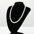 thumbnail image 3 of Collier Chaîne Imitation Perle Blanche pour Homard, 3 of 3