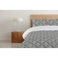 thumbnail image 4 of Ambesonne Folk Art Down Alternative Quilt Comforter, Bird Pattern Asian Style, King, Grey Black and White, 4 of 5