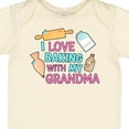 thumbnail image 4 of Inktastic I Love Baking with My Grandma Girls Baby Bodysuit, 4 of 5