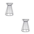 thumbnail image 4 of Ounissouiy Soporte geométrico para plantas de aire, centro de , soporte decorativo para vacaciones, maceta para cultivo, librería, decoración Negro 2Conjunto, 4 of 6
