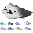 thumbnail image 1 of Zapatillas de Nube de Tiburón para Niños Chanclas de Ducha Antideslizantes y Secado Rápido para Niños y Niñas Diseño de Peces de Dibujos Animados Lindos Ideal para Playa y Piscina, 1 of 5