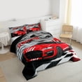 thumbnail image 3 of jejeloiu Red Cool Car Twin Comforter Sets,Extreme Sport Lover Bedding Set For Racing Gamer Reversible 2 Pieces, 3 of 8