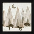 thumbnail image 2 of Cindy Jacobs 20x20 Black Modern Wood Framed Wall Art Titled - Night Play, 2 of 6