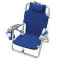 thumbnail image 2 of RIO Brands Kids 5 Position Portable Folding Backpack Beach Chair, Blue, 2 of 12