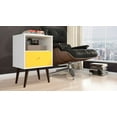 thumbnail image 2 of Liberty Mid-Century Modern Nightstand 1.0 with 1 Cubby Space and 1 Drawer with Solid Wood Legs, 2 of 3