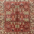 thumbnail image 1 of Ahgly Company Machine Washable Indoor Square Traditional Saffron Red Area Rugs, 8' Square, 1 of 7