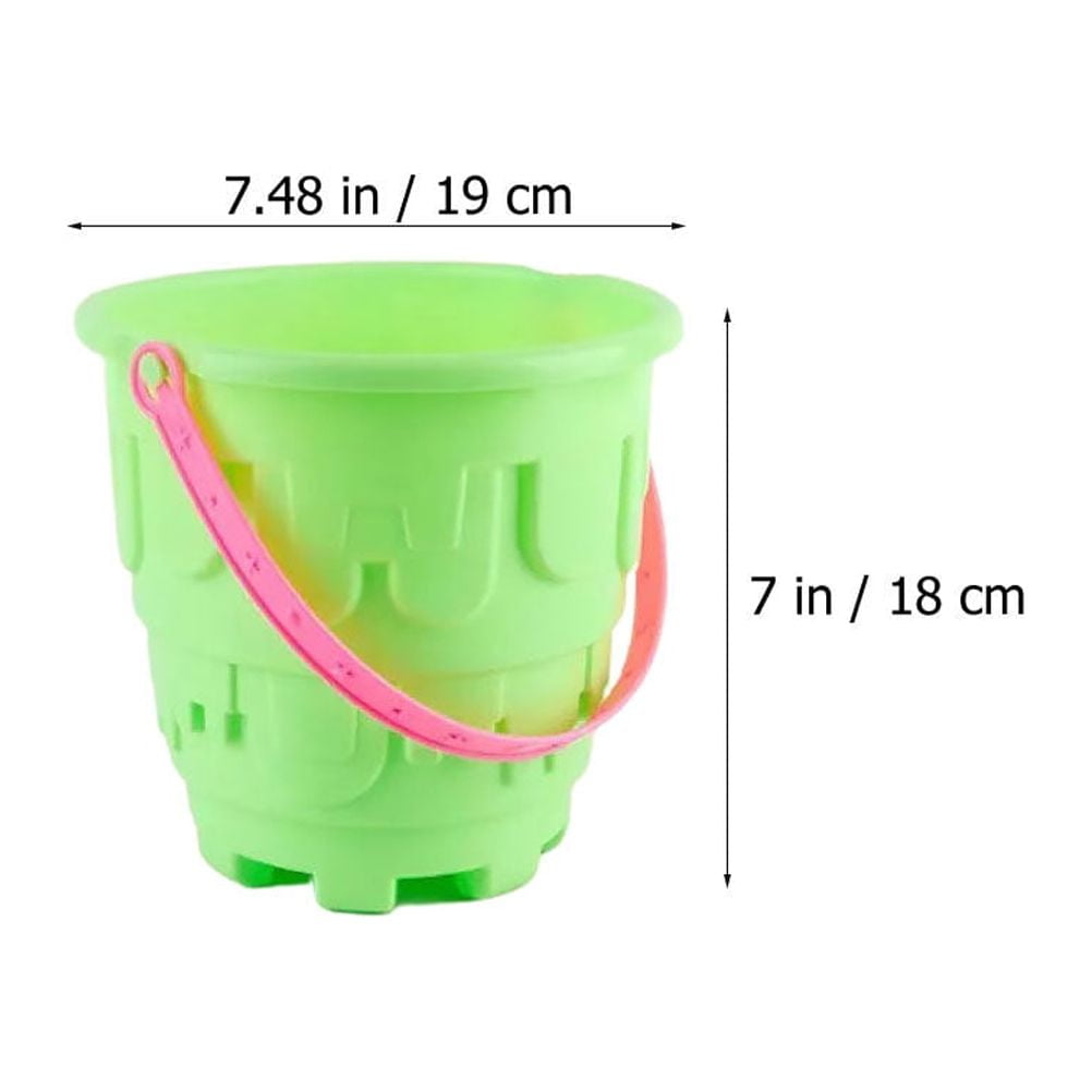 2pcs Sandcastle Molds Sand Castle Beach Bucket Toy Kids Outdoor