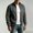 Dark Gray, variant on Men's Lightweight Jackets Light Windbreaker Full Zip Up Jacquard Jacket Mock Neck Quilted Stylish Golf Coat Business Work Casual Sweatshirt White