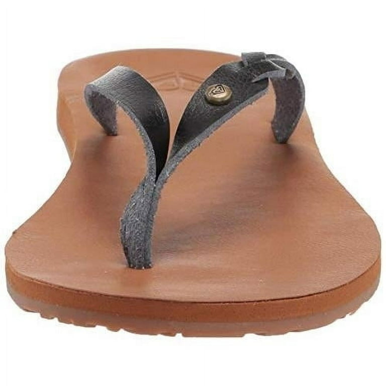 Roxy Women s Liza Flip Flop Sandal BLACK Walmart