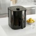 thumbnail image 5 of 6-Quart Air Fryer, 8-in-1 Electric Hot Air Oven with LED Touchscreen, Non-stick Fry Basket, 1350W Power, 360 ° Hot Air Circulation, Heat-insulated Handles, Black, 5 of 8
