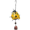 thumbnail image 3 of 3d Metal Painted Wall Clock Wind Chime Windscreen Glass Home Decoration Garden Decoration, 3 of 4