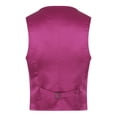 thumbnail image 2 of YONGHS Women Men Sparkly Sequin Vest Sleeveless Party Jacket Disco Dance Costume Nightclub Waistcoat Hot Pink 3XL, 2 of 7