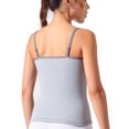 thumbnail image 5 of BUIGTTKLOP Womens Tank Tops with Built in Bra Summer Adjustable Spaghetti Straps Camisole Slim Fitted Cami Tanks, 5 of 6