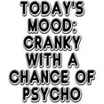 thumbnail image 3 of CafePress - Cranky With A Chance Of Psy - Women's Light Pajamas, 3 of 4