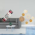 thumbnail image 2 of Camino de mesa festivo de invierno y arte de pared tejido de ratán para decoración navideña. Mantel navideño de y adornos colgantes de pared, 2 of 8