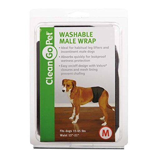 Reuseable and Washable Male Wraps - Protection for Male Dog - Dogs Garments !(Medium)