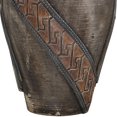 thumbnail image 4 of Livi 30 Inch Hydrocal Table Lamp Geometric Urn Base Dark Earthen Brown, 4 of 5