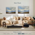 thumbnail image 4 of Elephant Stock Heavenly Light I Wall Art - Horizontal Canvas Wall Art - Hallway Wall Decor - Abstract Canvas - Brown And Blue Decor By Sheila Finch - 45" x 30", 4 of 8