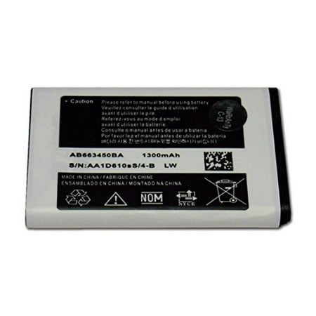 1021 Rugby - AB663450BA Samsung Rugby 2 II SGH-A847 Replacement Battery