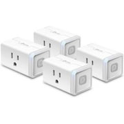 Kasa Smart Plug HS103P4, Smart Home Wi-Fi Outlet Works with Alexa, Echo, Google Home & IFTTT, No Hub Required, Remote Control, 15 Amp, UL Certified,4-Pack