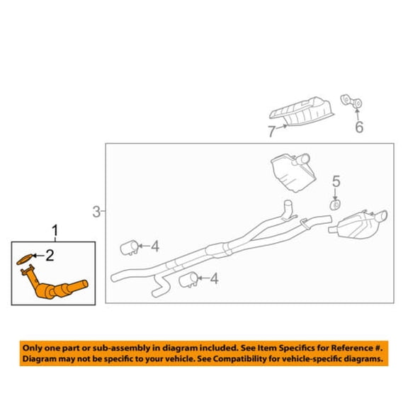 Chevrolet GM OEM 13-15 Camaro 6.2L-V8-Catalytic Converter 22909890