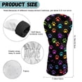 thumbnail image 7 of Uorisanigo Golf Club Head Covers, Premium PU Leather Golf Driver/Fairway Wood/Hybrid Headcover 3 PCS Colorful Dog Paws Headcovers Set for Club Protective, Abrasion-Resistant, 7 of 7
