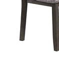thumbnail image 4 of Lexi 24 Inch Dining Side Chair Padded Seat Set of 2 Gray Dark Brown - Saltoro Sherpi, 4 of 6