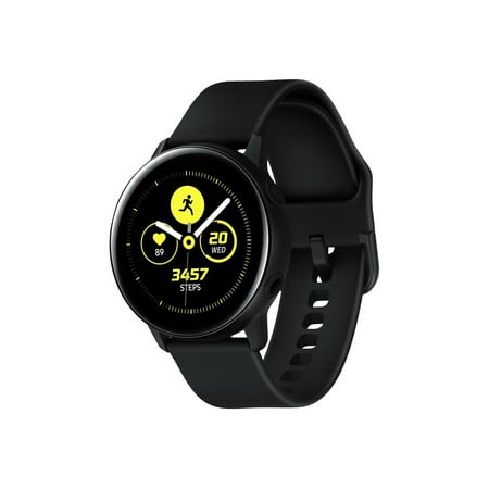 Restored Samsung Galaxy Watch Active - Bluetooth Smart Watch (40mm) Black - SM-R500NZKAXAR (Refurbished)