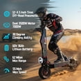 thumbnail image 3 of GLIDEZONE 7000W Dual Motor Electric Scooter for Adults, 55 MPH High-Speed, 62 Miles Long Range E Scooter with NFC Unlock, 12" Off-Road Tires, 3 of 10