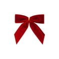 thumbnail image 3 of Wooowa 3.54Inch Large Velvet Christmas Bows, Festive Sparkling Decorations, Essential Accents for Xmas Tree & Holiday Setup, 3 of 7