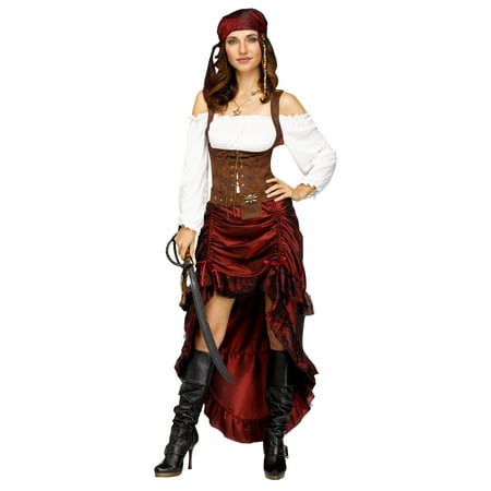 Fun World Women's Pirate Queen Costume Size