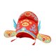 thumbnail image 4 of Gorro de anotador, gorra de cosplay, adorno, accesorio para fotos, hecho a mano, rojo, disfraz para fiesta temática, cumpleaños, juego, 4 of 8