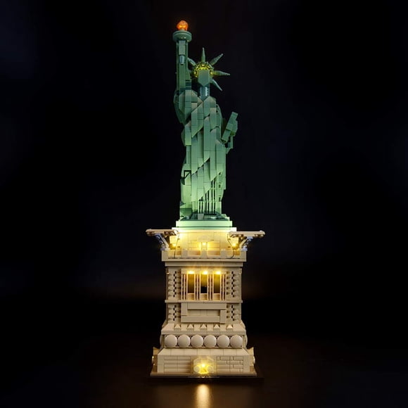 Kit de iluminacion LED BRIKSMAX para Lego 21042 Estatua de la Libertad Architecture