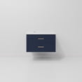 thumbnail image 5 of Castor 30 in W Blue Single Bath Vanity and White Quartz Top, 5 of 11