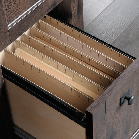 Sauder - Carson Forge Collection Computer Desk - Coffee Oak